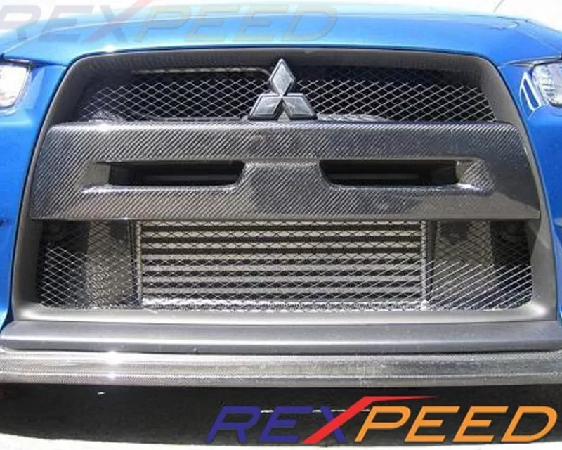 Rexpeed Carbon Fiber Front Bumper Cover Mitsubishi EVO 10 - R95