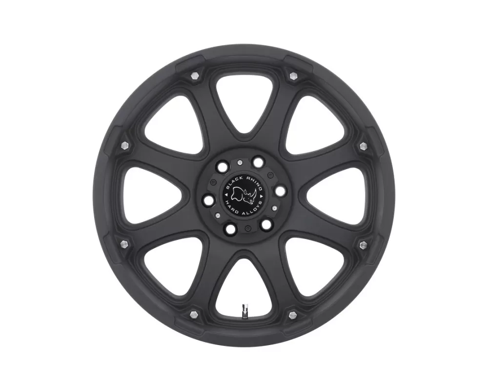 Black Rhino Glamis Matte Black Wheel 17x9 6x135 12mm CB87 - 1790GLA126135M87