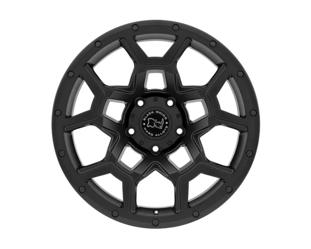 Black Rhino Overland Matte Black Wheel 17x9.5 5x127|5x5 -18mm CB71.6 - 1795VRL-85127M71
