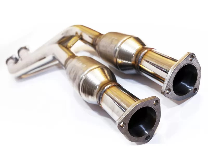 Status Gruppe Exhaust Section 1 With CA OBD2 Catalytic Converters 400 Cell BMW Z4M 06-08 - SGTE85/6Z4MS12