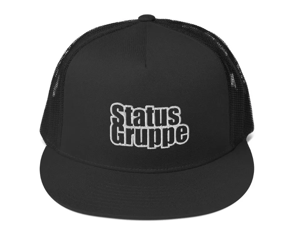 Status Gruppe Trucker Hat Black|Black - SGTTHBB
