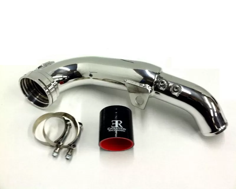 Evolution Racewerks OEM Style Charge Pipe Brushed Finish BMW 335i E9X N55 2011 - BM-ICP003S