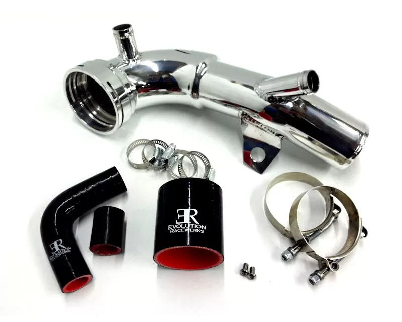 Evolution Racewerks OEM Style Charge Pipe Brushed Finish BMW 535i N54 E60 07-10 - BM-ICP004S