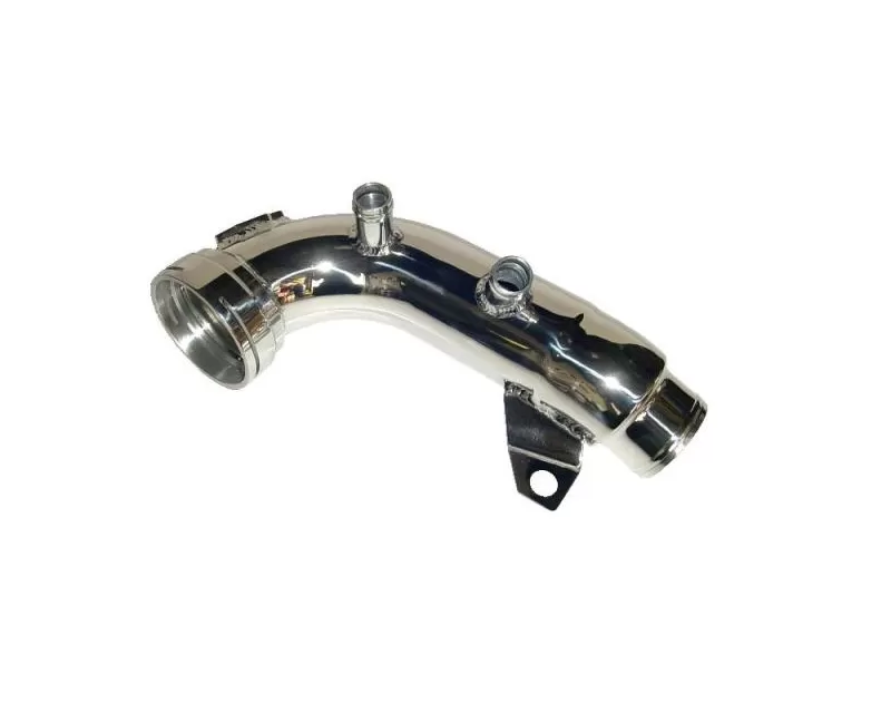Evolution Racewerks OEM Style Charge Pipe with 1 Meth Bung Polished Finish BMW 135i N54 09-12 - BM-ICP002P1