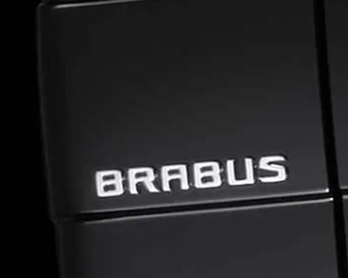 Brabus Logo For Tailgate Chrome-Plated Mercedes Benz G63