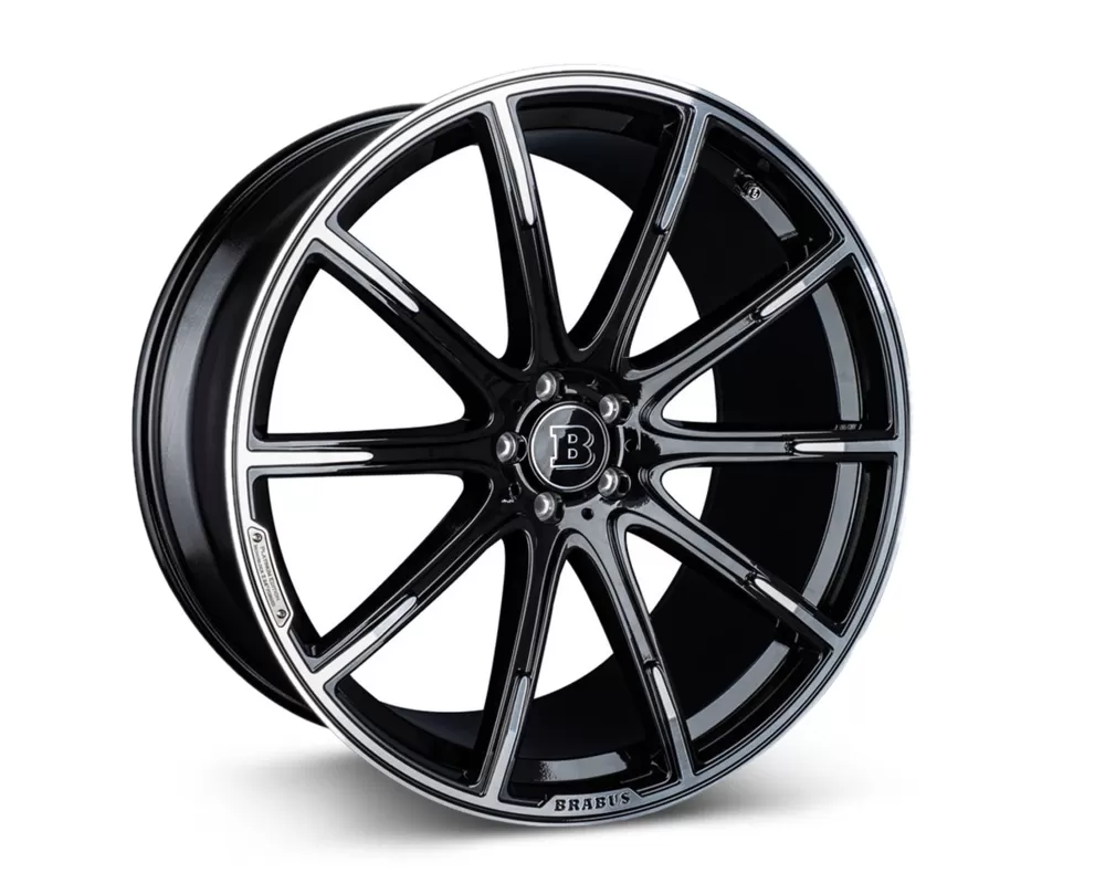 Brabus Monoblock Z Platinum Edition 10-spoke Wheel 10.5x21 ET50 Glossy Black Mercedes-Benz GT 63 AMG 2020 - Z12-051-50