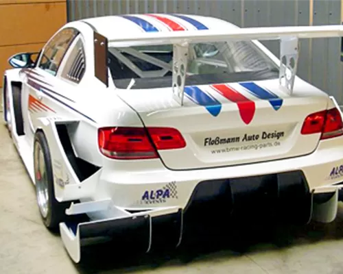 Flossman Carbon GTR Rear Bumper w/ Flaps | Diffusor BMW E92 M3 2008-2013 - FLO-E92M3GTR-0005C
