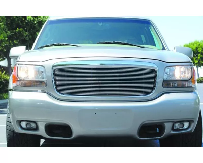 1999-2000 Escalade Billet Grille, Polished, 1 Pc, Insert, Re-use OE Cadillac Logo - PN #20180 - 20180