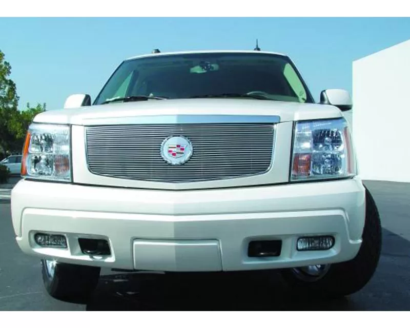 2002-2006 Escalade Billet Grille, Polished, 1 Pc, Insert, with Center Logo Plate - PN #20182 - 20182