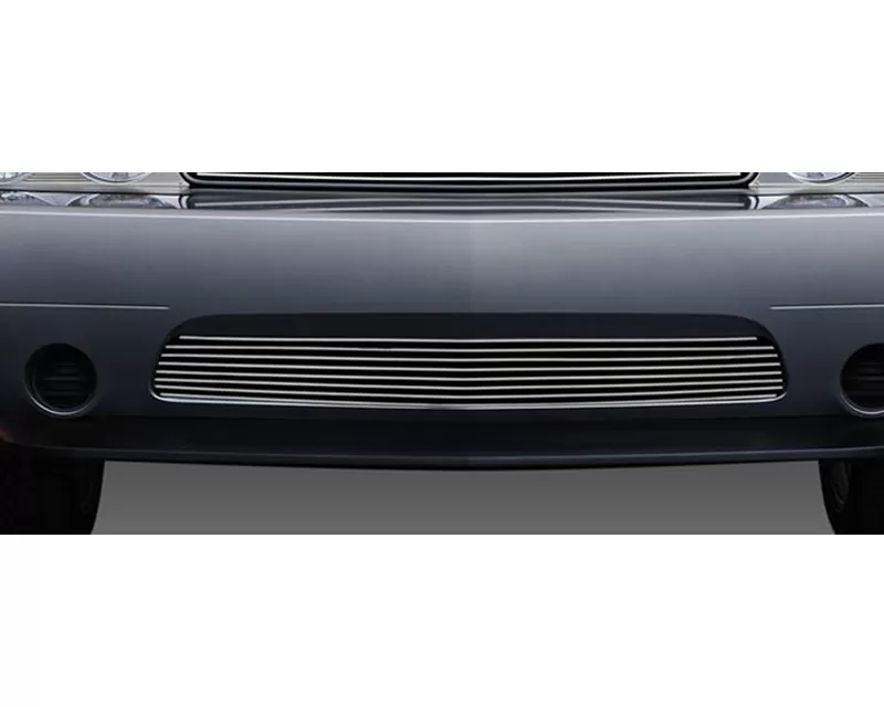 2011-2014 Challenger Billet Bumper Grille, Polished, 1 Pc, Overlay - PN #25416 - 25416