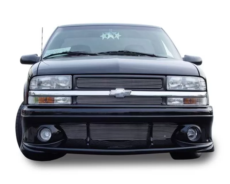 1998-2004 S-10 Truck, 98-05 S-10 Blazer Billet Grille, Polished, 2 Pc, Insert, For grilles with honeycomb Mesh style - PN #21276 - 21276