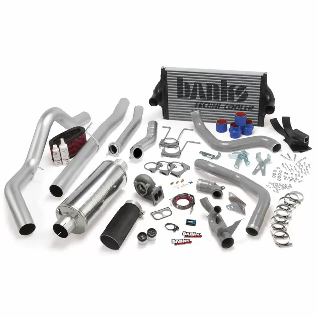 Banks Power Black Tail Pipe PowerPack Bundle Complete Power System W/OttoMind Engine Calibration Module Ford CCLB Manual Transmission 7.3L 1994-1997 - 46361-B