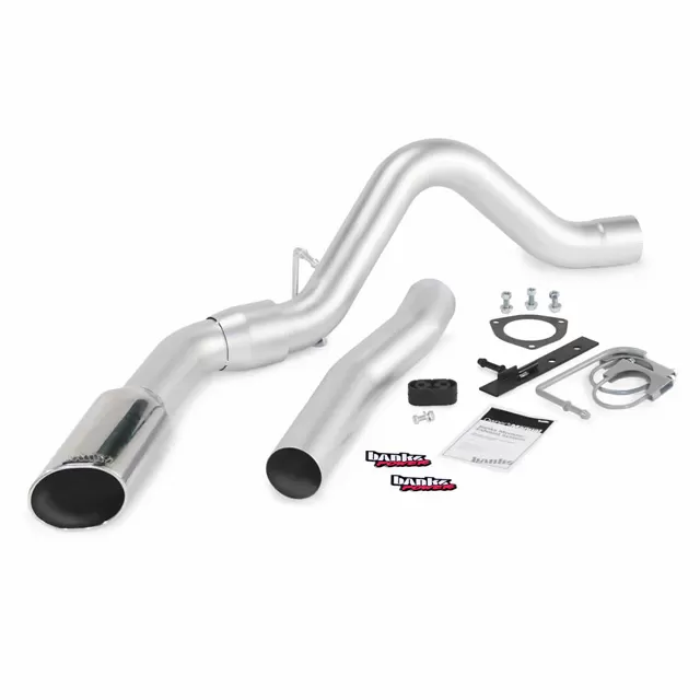 Banks Power Chrome Tip Single Exit Monster Exhaust System Chevrolet | GMC 2500 | 3500 6.6L LML DCSB-CCLB 2015 - 47787