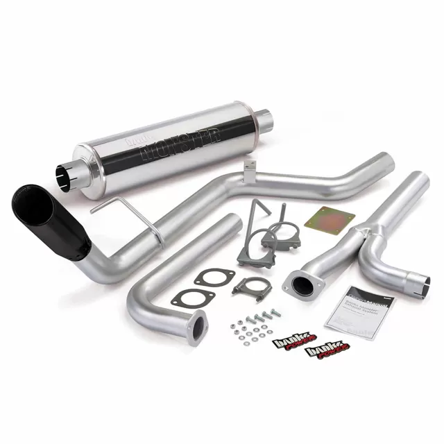 Banks Power Black Tip Single Exit Monster Exhaust System Nissan Frontier All Cab/Beds 4.0L 2004-2015 - 48125-B