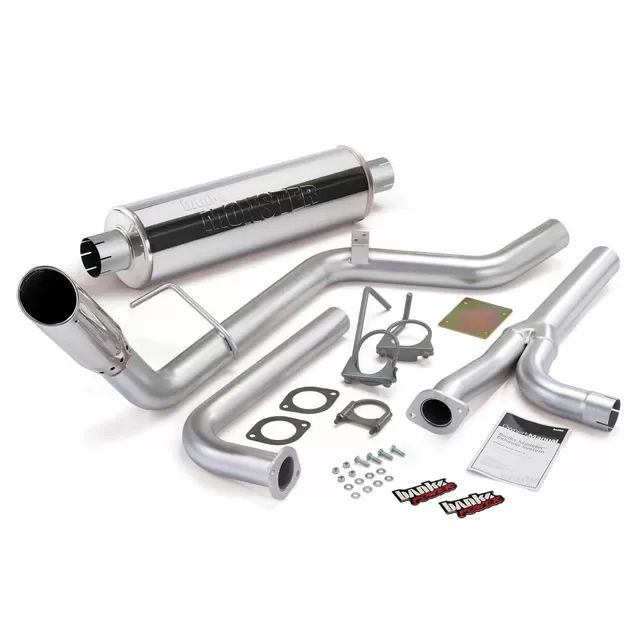 Banks Power Chrome Tip Single Exit Monster Exhaust System Nissan Frontier All Cab/Beds 4.0L 2004-2015 - 48125