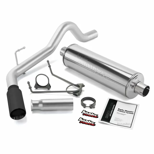 Banks Power Black Tip Single Exit Monster Exhaust System Toyota Tundra 3.4L 4.0L 4.7L 2000-2006 - 48130-B