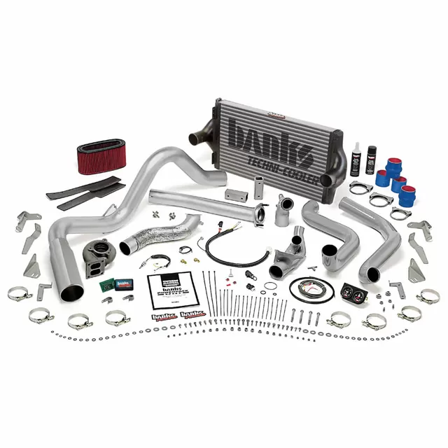 Banks Power Chrome Tip PowerPack Bundle Complete Power System W/OttoMind Engine Calibration Module Ford 7.3L Manual Transmission 1995.5-1997 - 48562
