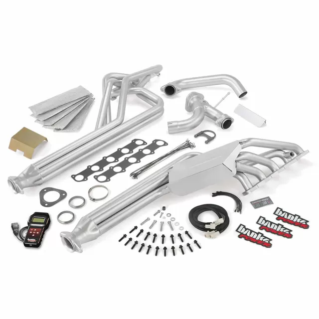 Banks Power Torque Tube Exhaust Header System W/AutoMind Programmer Ford 6.8L Class-A Motorhome 2011-2015 - 49196