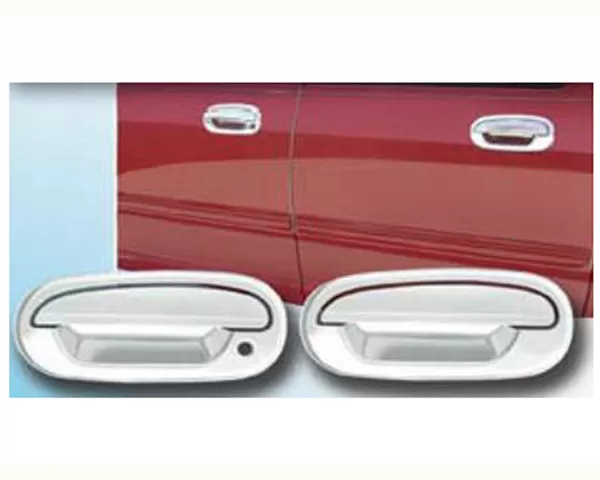 Quality Automotive Accessories 8-Piece Chrome Plated ABS plastic Door Handle Cover Kit Ford F-150 4-Door 1997-2003 - DH37307