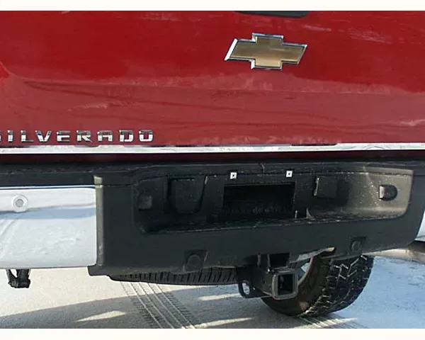 Quality Automotive Accessories 1-Piece Stainless Steel Tailgate Accent Trim Chevrolet Silverado 2-Door 4-Door 2007-2013 - RT47181