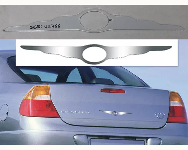 Quality Automotive Accessories 1-Piece Stainless Steel chrysler wings emblem Chrysler Universal 4-Door Sedan 2005-2010 - SGR45766