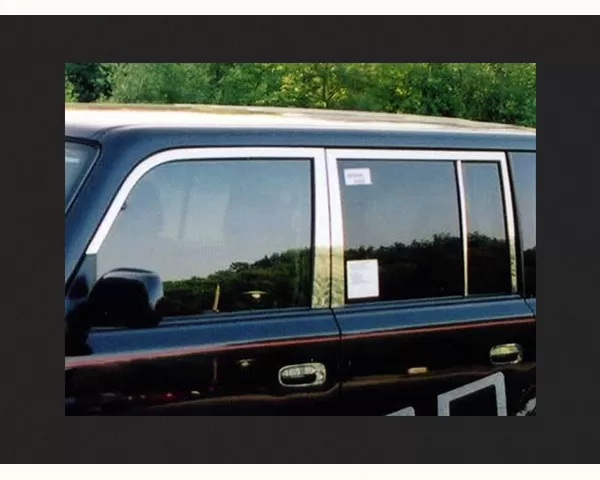 Quality Automotive Accessories 12-Piece Stainless Steel Window Trim Package Scion xB 4-Door Hatchback 2004-2006 - WP24180