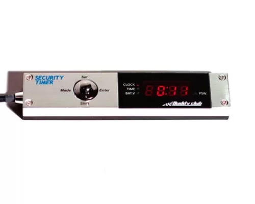 Buddy Club Silver Turbo Timer with Security Lock - BC04-ARSST-002