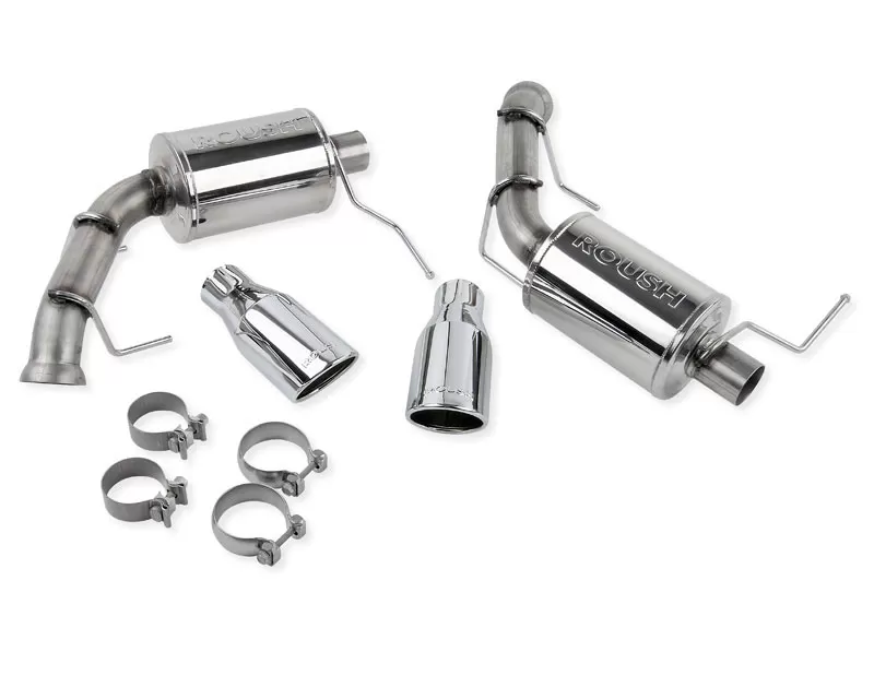 Roush Exhaust Kit w/ Round Tips Ford Mustang V6 2011-2014 - 421145