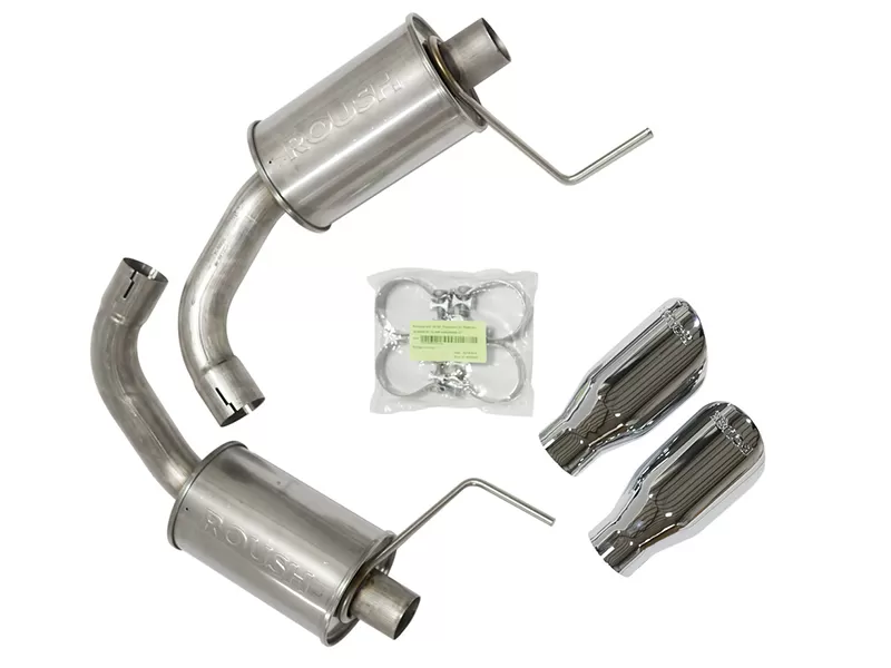 Roush Performance  5.0L  V8 Exhaust Kit - Round Tip (304SS) Ford Mustang 2015-2022 - 421834