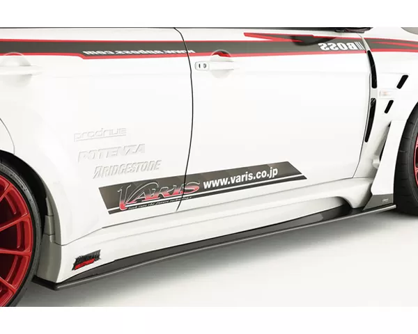 Varis Carbon Wide Body Side Step | Side Air Panel and Big Underboard Mitsubishi EVO X CZ4A 08-15 - VAMI-160