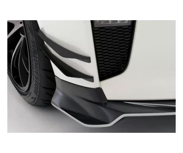 Varis 17' Magnum Opus Carbon Fiber Front Double Canard Set Nissan GT-R R35 2017-2019 - VANI-235