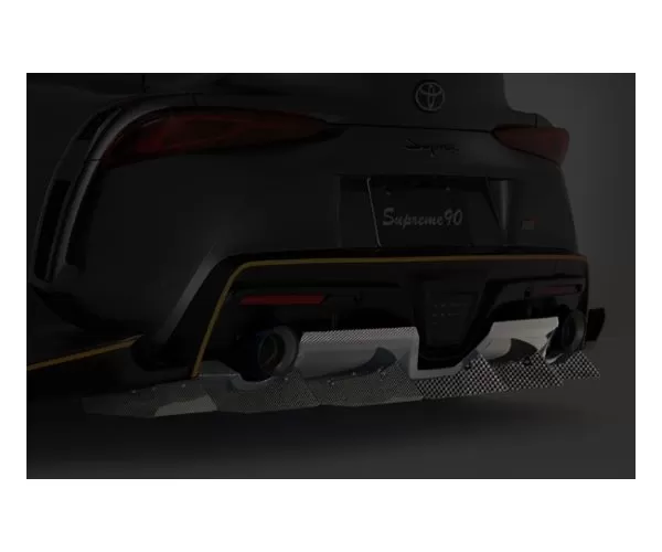 Varis Widebody Ver. Carbon Rear Diffuser Toyota Supra GR A90 2019-2023 - VATO-353