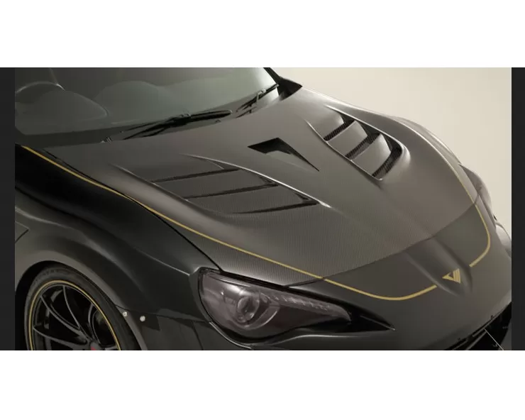 Varis Carbon Cooling Bonnet System 2 with Carbon Naca Duct Toyota GT-86 ZN6 13-15 - VBTO-131