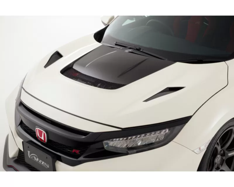 Varis Arising-I Carbon Fiber Vented Cooling Hood Honda Civic Type-R 2017-2021 - VBHO-105C