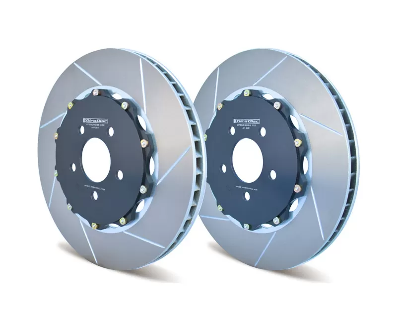 Girodisc Front 2 Piece Floating Rotors Ford Mustang GT with Brembo Calipers 11-14 - A1-081