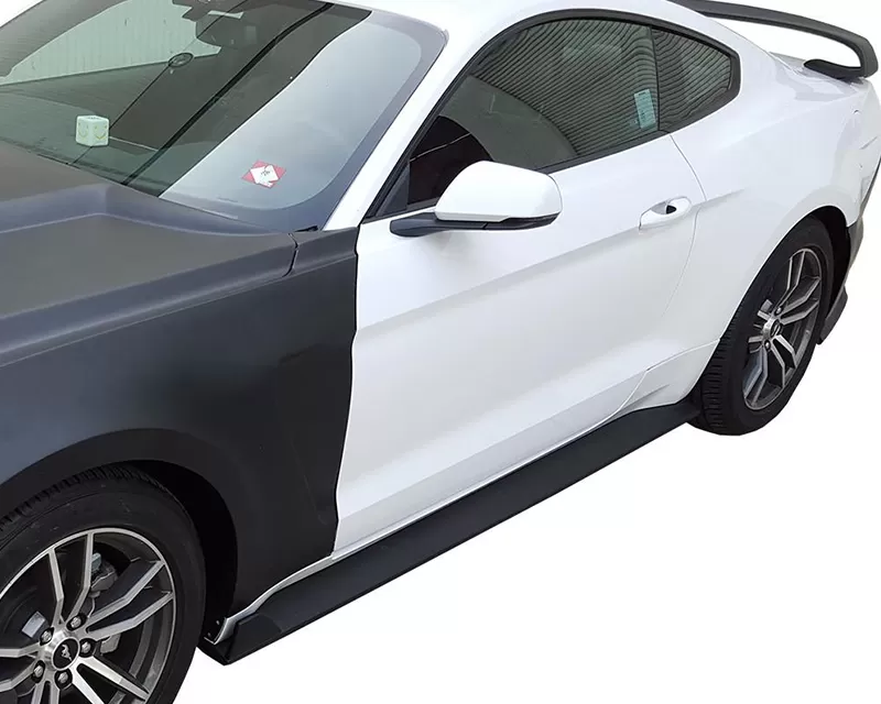 Anderson Composites Type-GR Fiberglass Side Skirts Ford Mustang GT | EcoBoost | V6 2015-2020 - AC-SS15FDMU-GR-GF