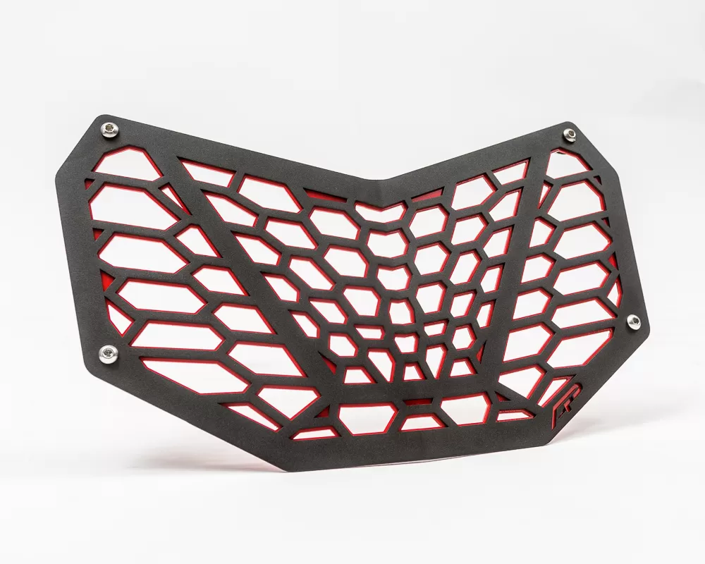 Agency Power Premium Grill Can-Am Maverick X3 | Black and Red - AP-BRP-X3-635-RD