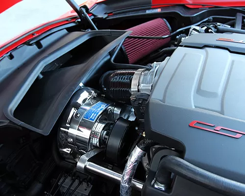 ProCharger Satin Finish H.O. Intercooled System with P-1SC-1 Chevrolet Corvette Stingray | Grand Sport C7 2014-2019 - 1GU212-SCI