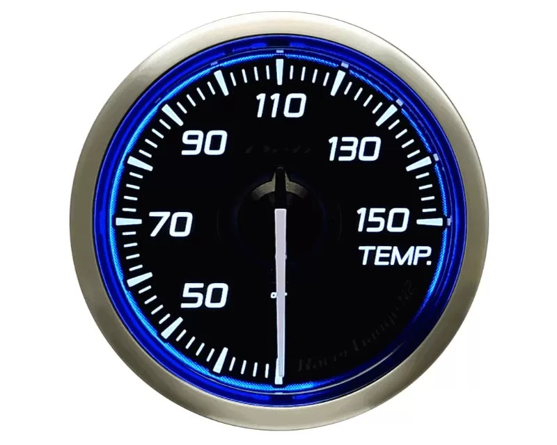 Defi Racer Gauge N2 SI 52 Ex.Temperature Gauge Blue - DF16401