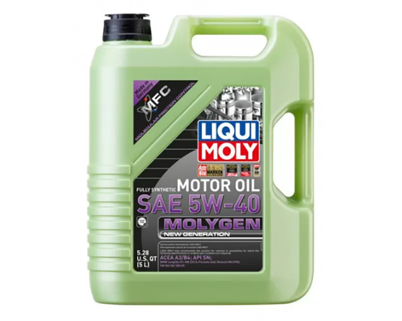 Liqui Moly 5L Molygen New Generation SAE Motor Oil 5W-40 - 20232