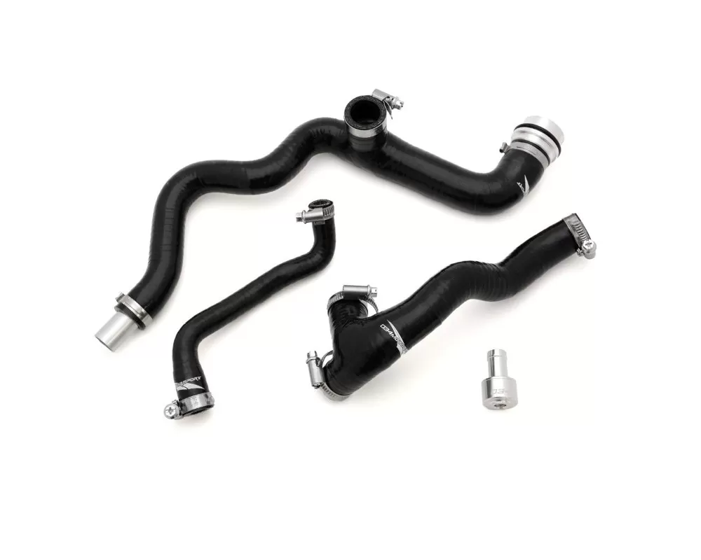034 Motorsport Breather Hose Kit, Early MkIV Volkswagen 1.8T AWV/AWW/AWP, Reinforced Silicone - 034-101-3006