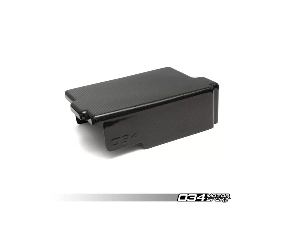 034 MotorSport Carbon Fiber Battery Cover Audi A3 S3 Volkswagen Golf GTI 15-20 - 034-1ZZ-0001