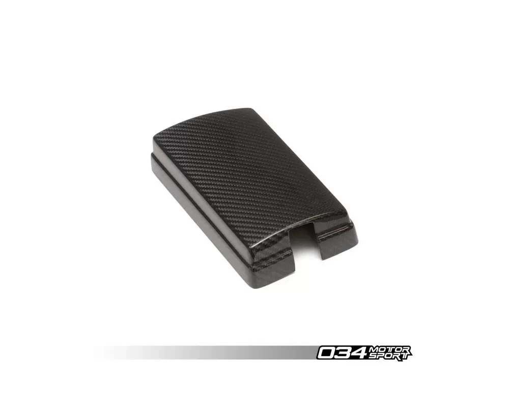 034 MotorSport Carbon Fiber Fuse Box Cover Audi A3 S3 Volkswagen Golf GTI 15-20 - 034-1ZZ-0002