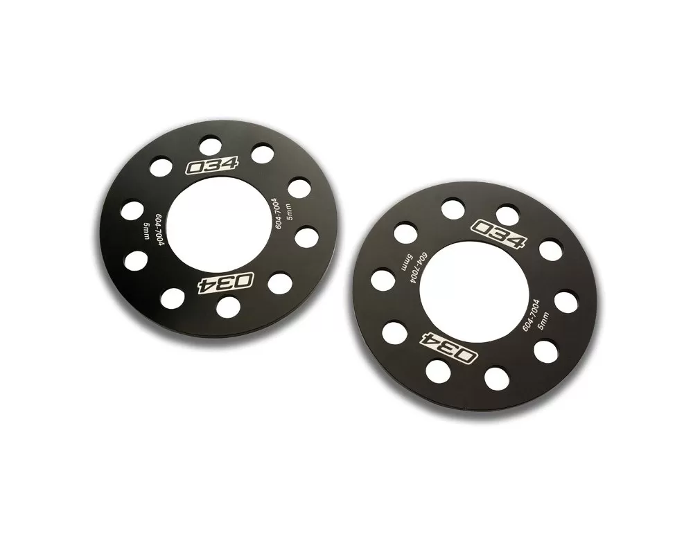 034 Motorsport Wheel Spacer Pair, 5mm, Audi 5x112mm with 66.5mm Center Bore - 034-604-7004