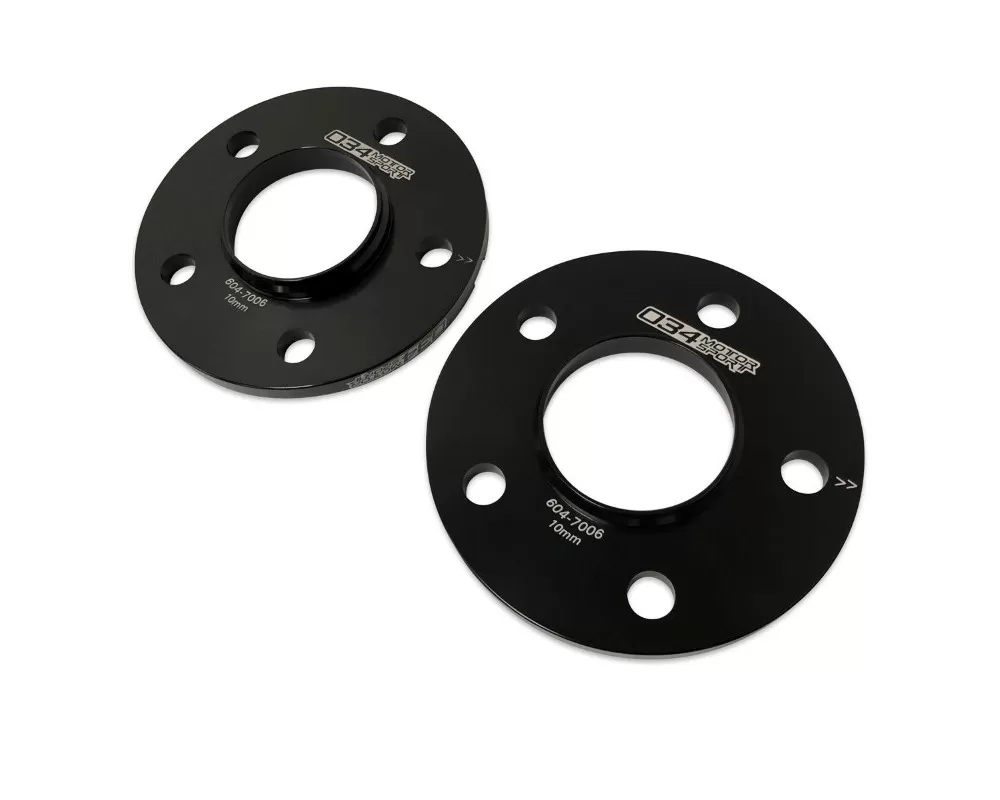 034 Motorsport Wheel Spacer Pair, 10mm, Audi 5x112mm with 66.5mm Center Bore - 034-604-7006