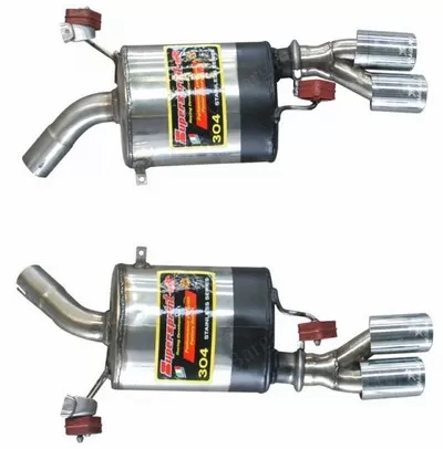 Supersprint Rear Exhaust Mufflers Quad Tip BMW E92 335i Coupe 07-11 - 980206