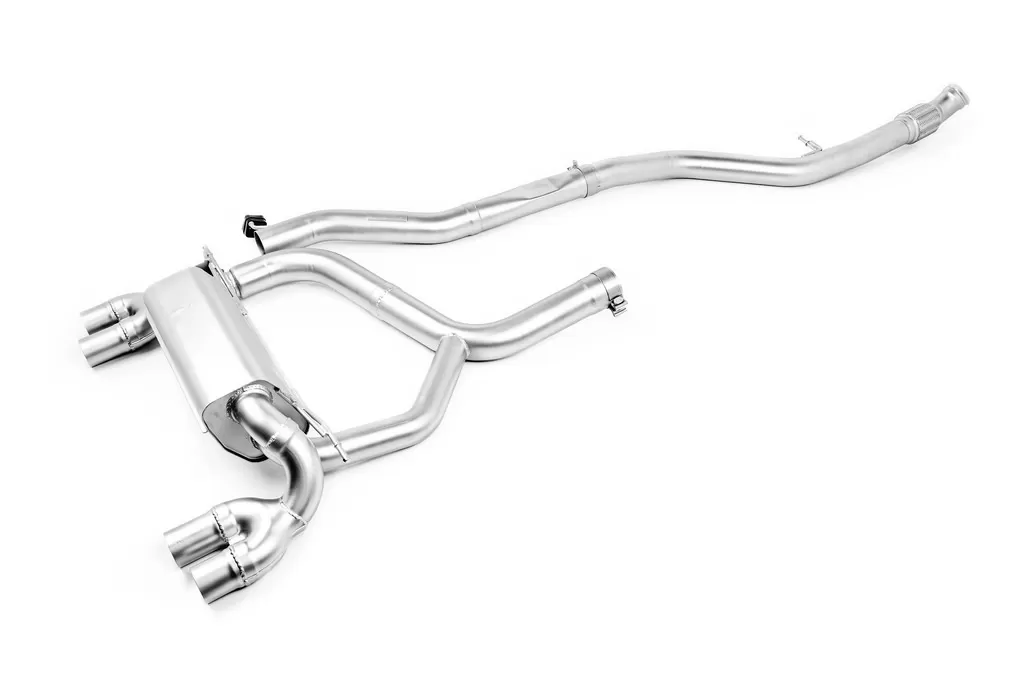 Eisenmann Performance Exhaust System w/Black Brushed Anodized Signature Tips BMW M2 F87 2016-2021 - B5452.00904.12