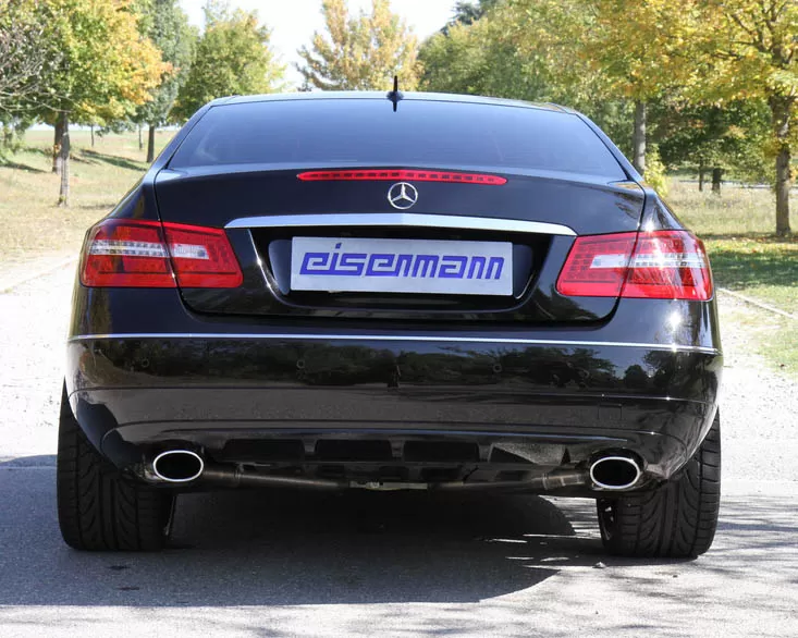 Eisenmann Stainless Catback Exhaust 2x120x77mm Oval Tips Mercedes-Benz E350 Coupe 12-13 - D7268.01202