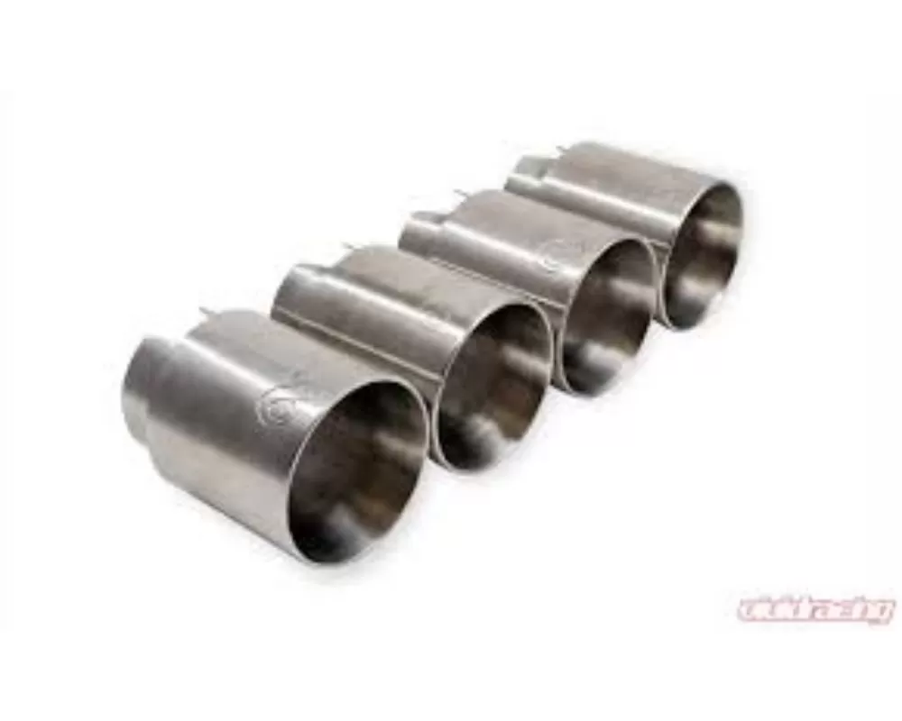 Active Autowerke Slip on Tips Brushed Silver BMW M2 | M3 | M4 2014+ - 11-043