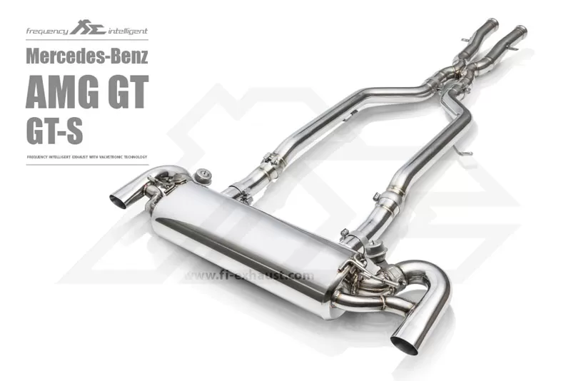 FI Exhaust Valvetronic Muffler Kit w/ Standard Remote Mercedes-Benz AMG GT|GTS 2015+ - MB-GT-CBV+R2016OL+OBD-CAB-V